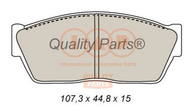 70406011 IAP QUALITY PARTS Комплект тормозных колодок, дисковый тормоз