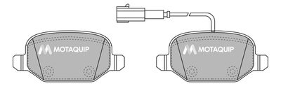 LVXL1721 MOTAQUIP Комплект тормозных колодок, дисковый тормоз