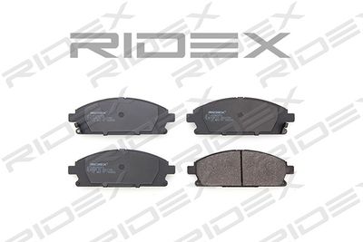 402B0373 RIDEX Комплект тормозных колодок, дисковый тормоз