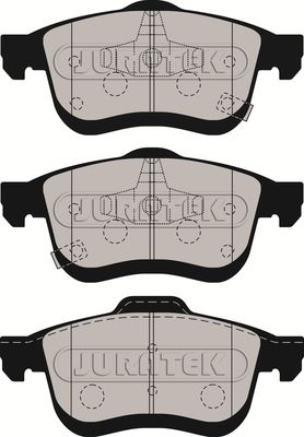 JCP8066 JURATEK Комплект тормозных колодок, дисковый тормоз