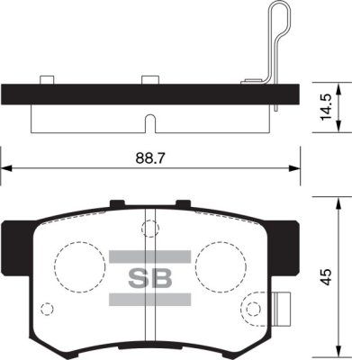 FBP1368 FI.BA Комплект тормозных колодок, дисковый тормоз