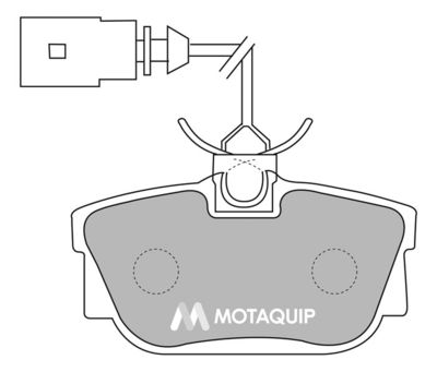 LVXL1127 MOTAQUIP Комплект тормозных колодок, дисковый тормоз