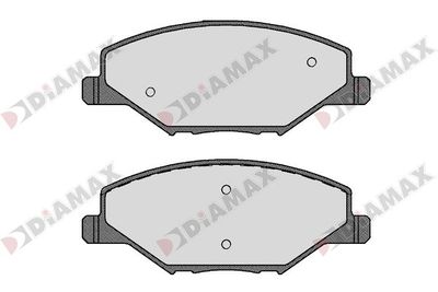 N09681 DIAMAX Комплект тормозных колодок, дисковый тормоз