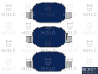 1050921 AKRON-MALÒ Комплект тормозных колодок, дисковый тормоз