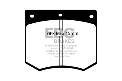 DP5291NDX EBC Brakes Комплект тормозных колодок, дисковый тормоз