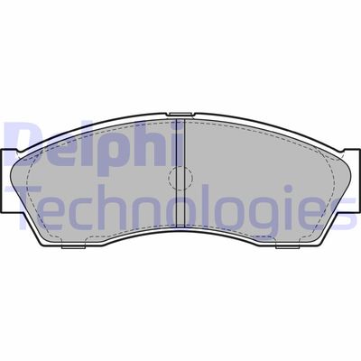 LP2159 DELPHI Комплект тормозных колодок, дисковый тормоз