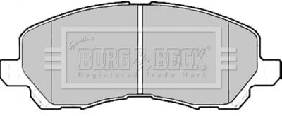 BBP2173 BORG & BECK Комплект тормозных колодок, дисковый тормоз