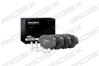 402B0956 RIDEX Комплект тормозных колодок, дисковый тормоз