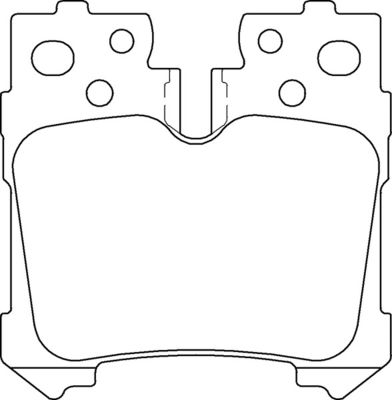 LVXL1649 MOTAQUIP Комплект тормозных колодок, дисковый тормоз