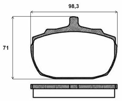 P52005 BREMBO Комплект тормозных колодок, дисковый тормоз