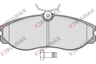 N09208 DIAMAX Комплект тормозных колодок, дисковый тормоз
