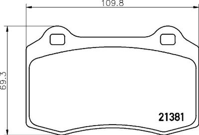 P36020 BREMBO Комплект тормозных колодок, дисковый тормоз