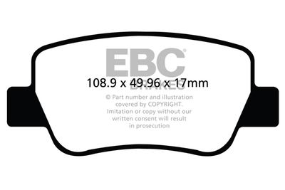DP22027 EBC Brakes Комплект тормозных колодок, дисковый тормоз