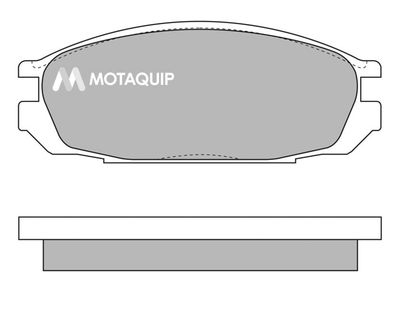 LVXL800 MOTAQUIP Комплект тормозных колодок, дисковый тормоз