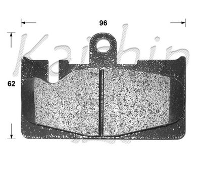 FK2213 KAISHIN Комплект тормозных колодок, дисковый тормоз