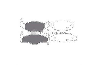 P11309 ASHUKI by Palidium Комплект тормозных колодок, дисковый тормоз