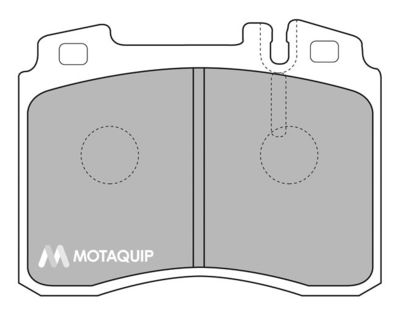 LVXL437 MOTAQUIP Комплект тормозных колодок, дисковый тормоз