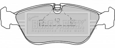 BBP1390 BORG & BECK Комплект тормозных колодок, дисковый тормоз