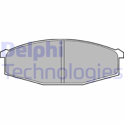 LP373 DELPHI Комплект тормозных колодок, дисковый тормоз