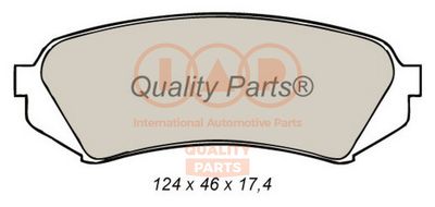 70417048P IAP QUALITY PARTS Комплект тормозных колодок, дисковый тормоз