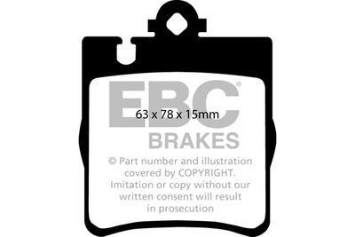 DP21441 EBC Brakes Комплект тормозных колодок, дисковый тормоз