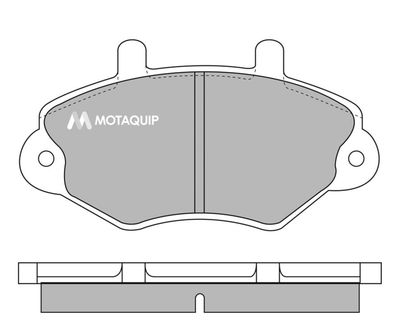 LVXL625 MOTAQUIP Комплект тормозных колодок, дисковый тормоз