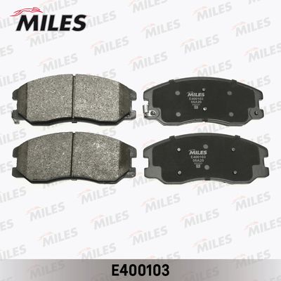 E400103 MILES Комплект тормозных колодок, дисковый тормоз