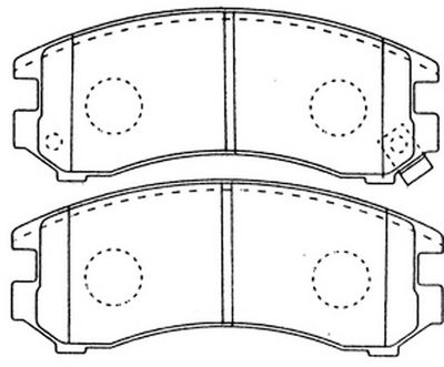 FP0357 FIT Комплект тормозных колодок, дисковый тормоз