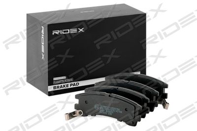 402B1224 RIDEX Комплект тормозных колодок, дисковый тормоз