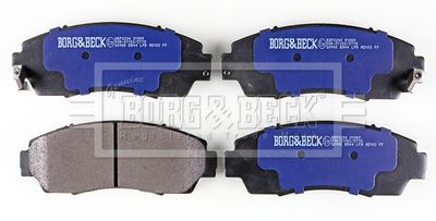 BBP2204 BORG & BECK Комплект тормозных колодок, дисковый тормоз