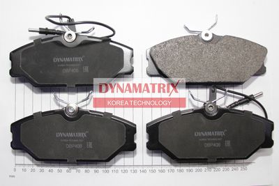 DBP406 DYNAMATRIX Комплект тормозных колодок, дисковый тормоз