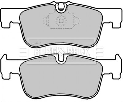 BBP2346 BORG & BECK Комплект тормозных колодок, дисковый тормоз