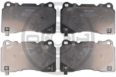 BP12457 OPTIMAL Комплект тормозных колодок, дисковый тормоз