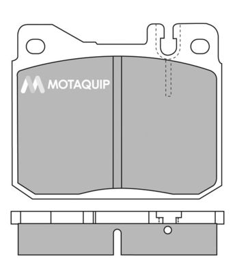 LVXL372 MOTAQUIP Комплект тормозных колодок, дисковый тормоз
