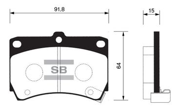 FBP1067 FI.BA Комплект тормозных колодок, дисковый тормоз