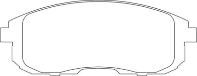 LVXL1643 MOTAQUIP Комплект тормозных колодок, дисковый тормоз
