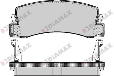 N09738 DIAMAX Комплект тормозных колодок, дисковый тормоз
