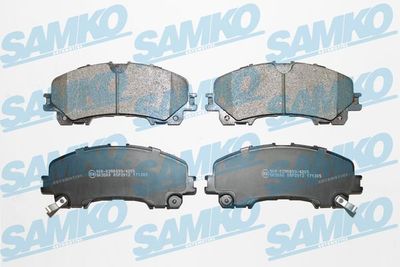 5SP2012 SAMKO Комплект тормозных колодок, дисковый тормоз