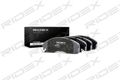 402B0376 RIDEX Комплект тормозных колодок, дисковый тормоз