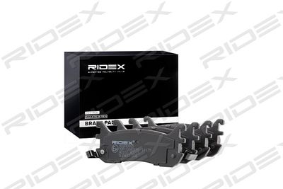 402B0405 RIDEX Комплект тормозных колодок, дисковый тормоз