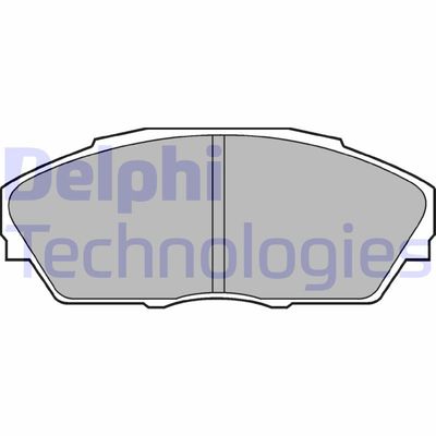 LP665 DELPHI Комплект тормозных колодок, дисковый тормоз