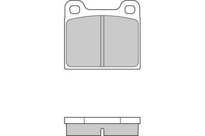120009 E.T.F. Комплект тормозных колодок, дисковый тормоз
