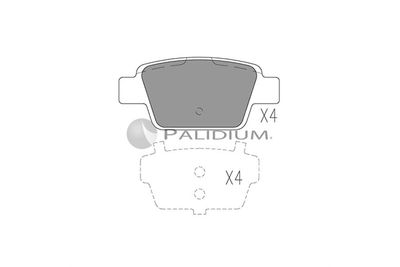 P11065 ASHUKI by Palidium Комплект тормозных колодок, дисковый тормоз