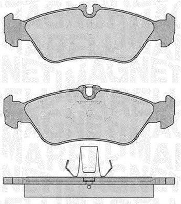 363916060506 MAGNETI MARELLI Комплект тормозных колодок, дисковый тормоз