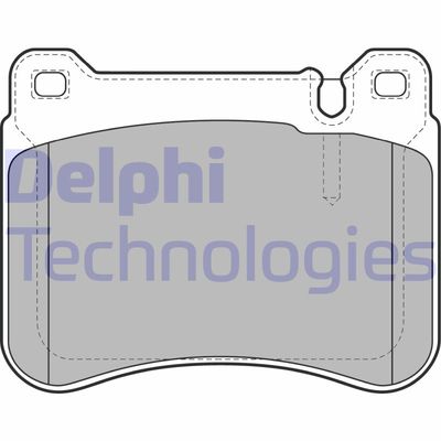LP1979 DELPHI Комплект тормозных колодок, дисковый тормоз
