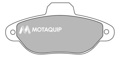 LVXL1409 MOTAQUIP Комплект тормозных колодок, дисковый тормоз