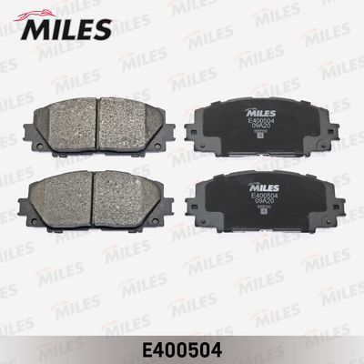 E400504 MILES Комплект тормозных колодок, дисковый тормоз