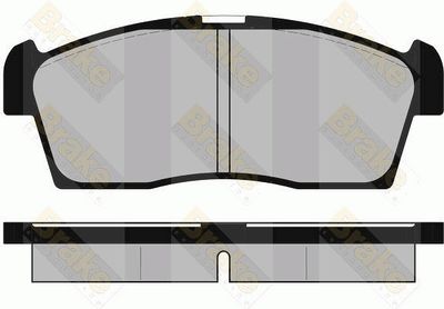 PA1728 Brake ENGINEERING Комплект тормозных колодок, дисковый тормоз