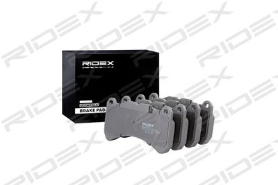 402B0773 RIDEX Комплект тормозных колодок, дисковый тормоз