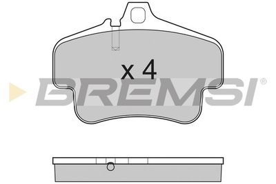 BP3180 BREMSI Комплект тормозных колодок, дисковый тормоз
